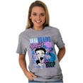 thumbnail image 1 of Kanji Betty Boop Beauty and Brains Women's Graphic T Shirt Tees Brisco Brands S, 1 of 5