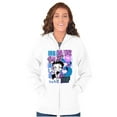 thumbnail image 1 of Kanji Betty Boop Beauty and Brains Zip Hoodie Sweatshirt Women Brisco Brands S, 1 of 5