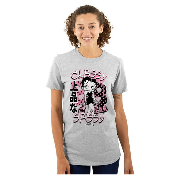 Kanji Betty Boop Classy and Sassy Women Plus Size Graphic Tee Tees Brisco Brands 2X