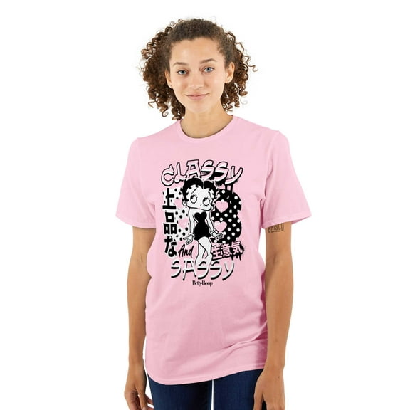 Kanji Betty Boop Classy and Sassy Women Plus Size Graphic Tee Tees Brisco Brands 3X