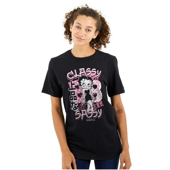 Kanji Betty Boop Classy and Sassy Women Plus Size Graphic Tee Tees Brisco Brands 4X