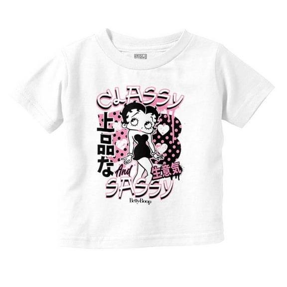 Kanji Betty Boop Classy and Sassy Youth T Shirt Tee Girls Infant Toddler Brisco Brands 6M