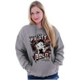 thumbnail image 1 of Kanji Betty Boop Feisty and Bold Hoodie Sweatshirt Women Brisco Brands M, 1 of 4