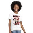thumbnail image 1 of Kanji Betty Boop Hashtag Flirty XOXO Girls Kids T Shirt Tees Teen Brisco Brands XS, 1 of 6