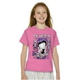 thumbnail image 1 of Kanji Betty Boop Queen of Carefree Girls Kids T Shirt Tees Teen Brisco Brands XS, 1 of 6