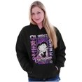 thumbnail image 1 of Kanji Betty Boop Queen of Carefree Women Plus Size Hoodie Brisco Brands 4X, 1 of 4
