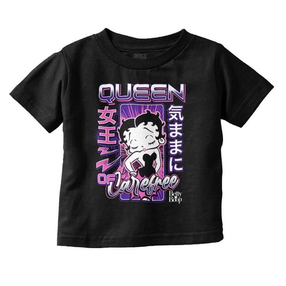 Kanji Betty Boop Queen of Carefree Youth T Shirt Tee Girls Infant Toddler Brisco Brands 6M