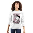 thumbnail image 1 of Kanji Betty Boop Sweet But Strong Women Crewneck Sweatshirt Brisco Brands L, 1 of 6