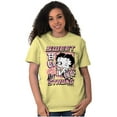 thumbnail image 1 of Kanji Betty Boop Sweet But Strong Women's Graphic T Shirt Tees Brisco Brands S, 1 of 6