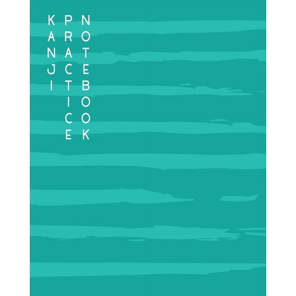 Pre-Owned Kanji Practice Notebook: A Big Japanese Composition Book With 4x4 Square Graph For Practicing Kanji and Kana Letters - 1
