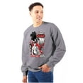 thumbnail image 1 of Kanji Street Fighter Dream Big Ryu Men Big & Tall Sweatshirt Brisco Brands 2X, 1 of 5