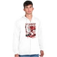thumbnail image 1 of Kanji Street Fighter No Mercy Ryu Men Big & Tall Zip Hoodie Brisco Brands 5X, 1 of 5