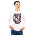 thumbnail image 1 of Kanji Street Fighter Squad Deep Unisex Plus Size Long Sleeve Tee Shirt Brisco Brands 3X, 1 of 5