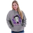 thumbnail image 1 of Kanji Style Betty Boop Be Bold Hoodie Sweatshirt Women Brisco Brands X, 1 of 4