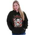thumbnail image 1 of Kanji Style Betty Boop Classy Chic Hoodie Sweatshirt Women Brisco Brands M, 1 of 4