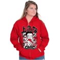 thumbnail image 1 of Kanji Style Betty Boop Classy Chic Zip Hoodie Sweatshirt Women Brisco Brands S, 1 of 5
