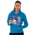 thumbnail image 1 of Kanji Style Betty Boop Love XOXO Hoodie Sweatshirt Women Brisco Brands 3X, 1 of 4