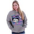thumbnail image 1 of Kanji Style Betty Boop Love XOXO Hoodie Sweatshirt Women Brisco Brands S, 1 of 4