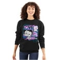 thumbnail image 1 of Kanji Style Betty Boop Love XOXO Women Crewneck Sweatshirt Brisco Brands X, 1 of 6