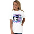 thumbnail image 1 of Kanji Style Betty Boop Love XOXO Women Plus Size Graphic Tee Tees Brisco Brands 5X, 1 of 3
