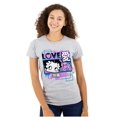 thumbnail image 1 of Kanji Style Betty Boop Love XOXO Women's T Shirt Ladies Tee Brisco Brands S, 1 of 5