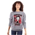 thumbnail image 1 of Kanji Style Betty Boop Major Sass Women Crewneck Sweatshirt Brisco Brands S, 1 of 6