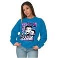 thumbnail image 1 of Kanji Style Cartoon Bring on the Boop Women Crewneck Sweatshirt Brisco Brands 2X, 1 of 6