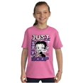 thumbnail image 1 of Kanji Style Cartoon Just Say Boop Girls Kids T Shirt Tees Teen Brisco Brands M, 1 of 6