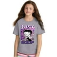 thumbnail image 1 of Kanji Style Cartoon Just Say Boop Girls Kids T Shirt Tees Teen Brisco Brands XS, 1 of 6