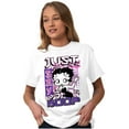 thumbnail image 1 of Kanji Style Cartoon Just Say Boop Women's Graphic T Shirt Tees Brisco Brands S, 1 of 5