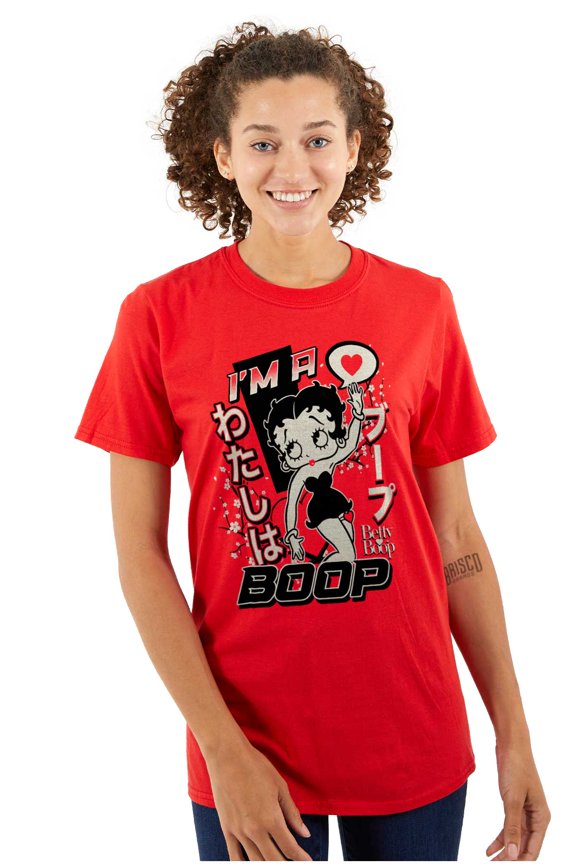 Kanji Style Retro Cartoon I'm a Boop Women Plus Size Graphic Tee Tees Brisco Brands 3X