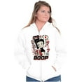 thumbnail image 1 of Kanji Style Retro Cartoon I'm a Boop Women Plus Size Zipper Hoodie Brisco Brands 5X, 1 of 5