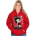 thumbnail image 1 of Kanji Style Retro Cartoon I'm a Boop Zip Hoodie Sweatshirt Women Brisco Brands L, 1 of 5