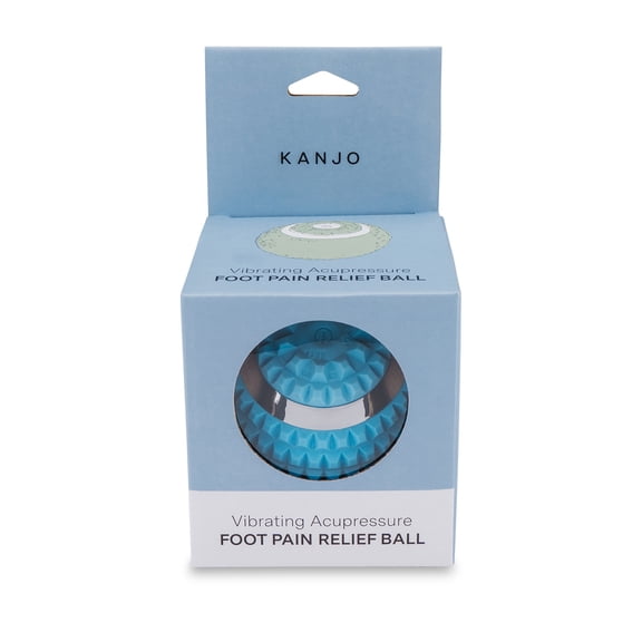 Kanjo Acupressure Foot Massager 4" Diam. Blue KANVIBALL
