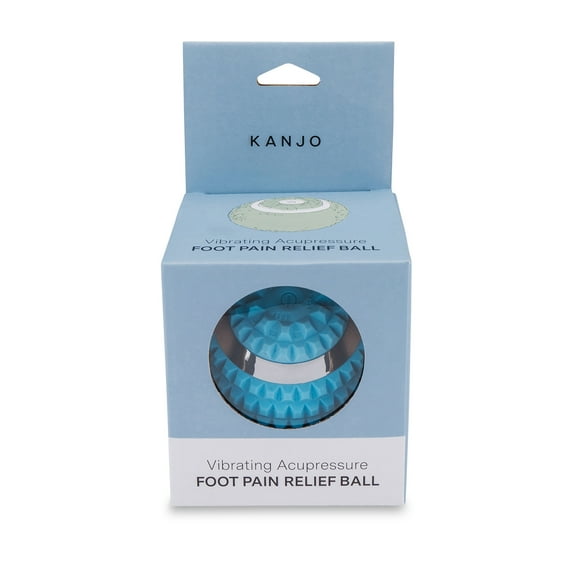 Kanjo Acupressure Foot Massager 4" Diam. Blue KANVIBALL
