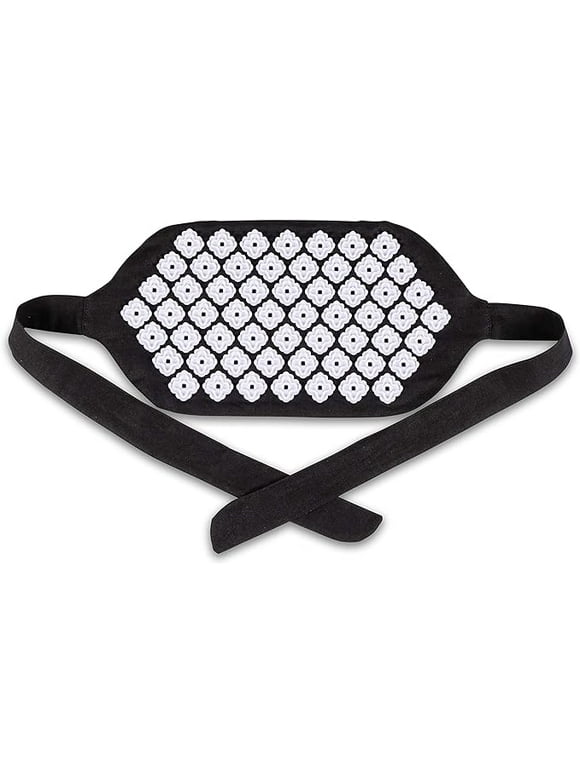 Kanjo FSA HSA Eligible Premium Acupressure Belt - Lightweight on-the-go Pain Relief - Relieves Back Pain - 100 % Cotton Linen - Includes Carry Bag - Onyx