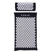 Kanjo Acupressure Mat Set Mat 17 X 28 Inch / Pillow 6 X 14 Inch Onyx KANONYM