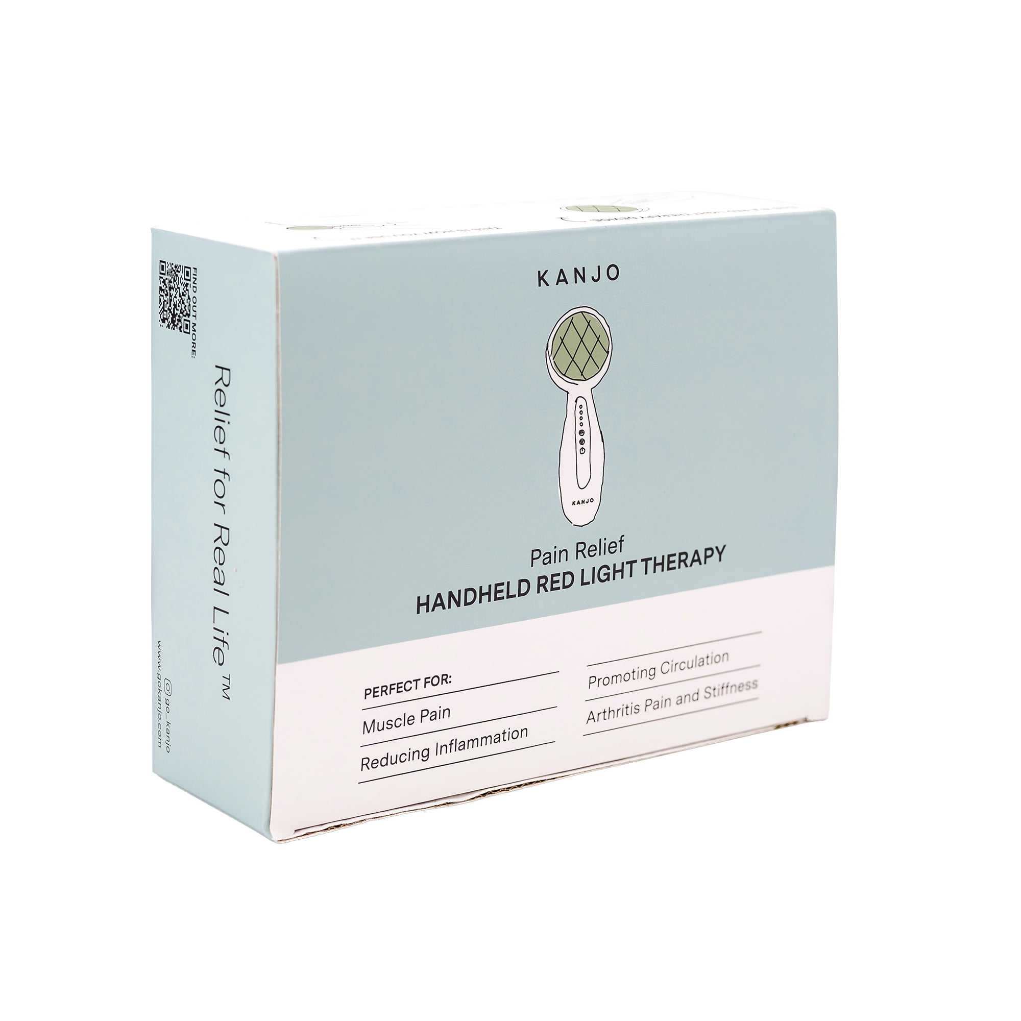 Kanjo Red Light Therapy 3 X 6-1/2 X 8 Inch Silver KANHHRLT