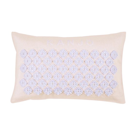 Kanjo Unscented Acupressure Pillow 4 X 9 X 14 Inch Cream KANAORGP, 1 Ct