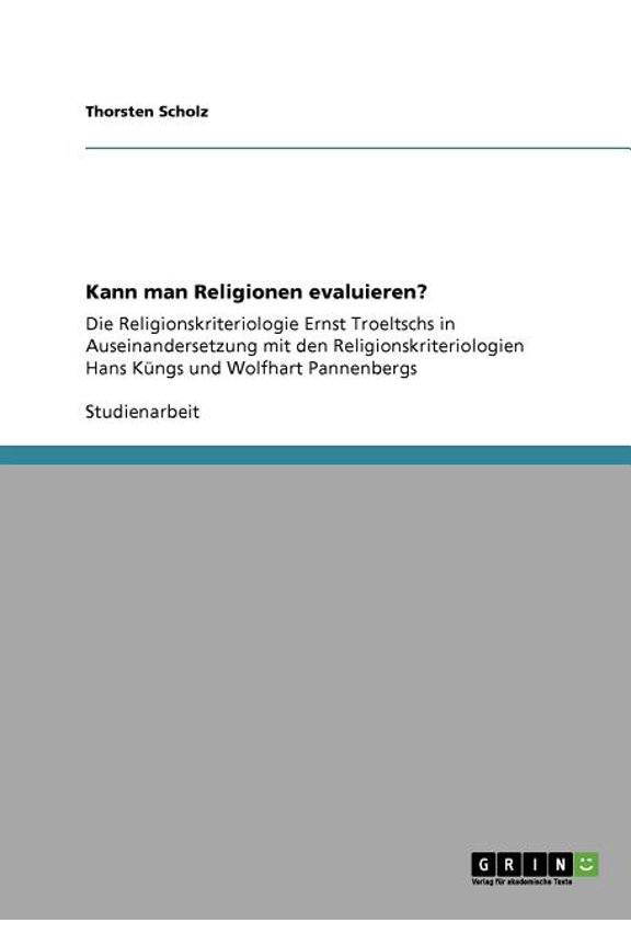 Kann Man Religionen Evaluieren?