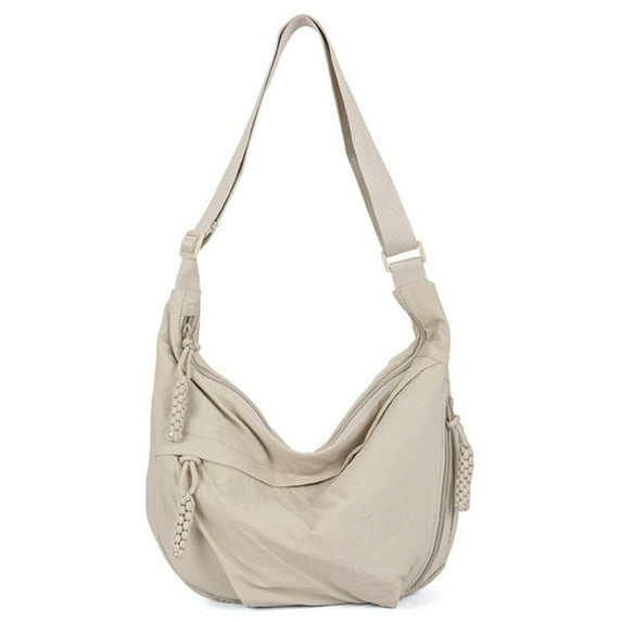 Kannior Crossbody Sling Bag for Women Men Lightweight Handbag Crescent Bag With Adjustable Strap Durable Casual Handbag