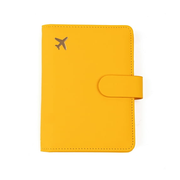 Kannior Passport Holder Travel Wallet RFID Blocking Case Cover for Women Waterproof Passport Book with Pen Holder for Men