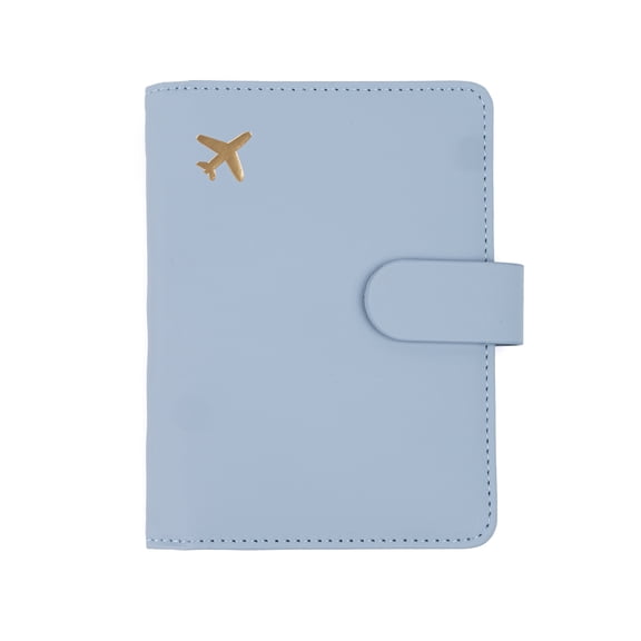 Kannior Passport Holder Travel Wallet RFID Blocking Case Cover for Women Waterproof Passport Book with Pen Holder for Men