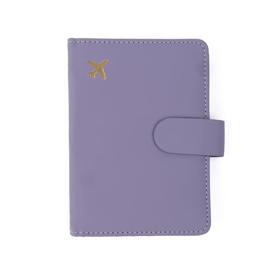 Kannior Passport Holder Travel Wallet RFID Blocking Case Cover for Women Waterproof Passport Book with Pen Holder for Men