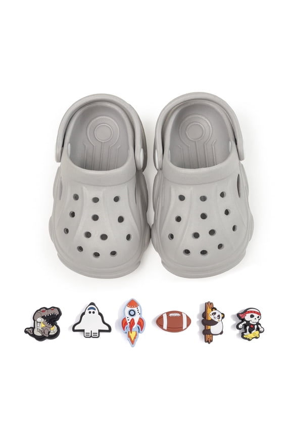 Toddler Boys Girls Garden Clogs Cartoon Slides Shoes Slip On Slipper Water Sandals For Little Kids