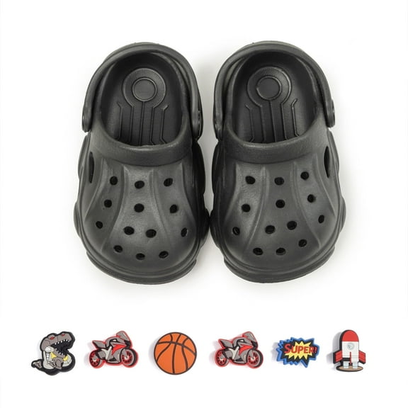 Kannior Toddler Boys Girls Garden Clogs Cartoon Slides Shoes Slip On Slipper Water Sandals For Little Kids