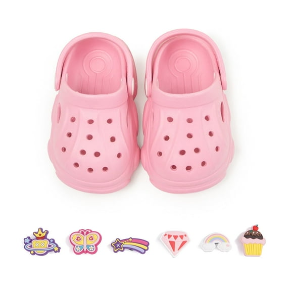 Kannior Toddler Boys Girls Garden Clogs Cartoon Slides Shoes Slip On Slipper Water Sandals For Little Kids