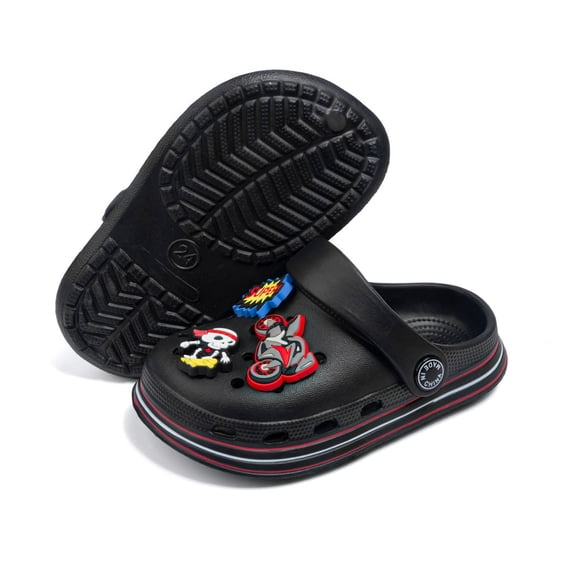 Kannior Toddler Boys Girls Garden Clogs Cartoon Slides Shoes Slip On Slipper Water Sandals For Little Kids
