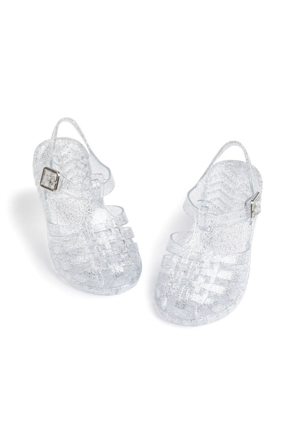 Toddler Girls Jelly Sandals Soft Rubber Sole Closed Toe Summer Shoes Mary Jane Dress Princess Flat