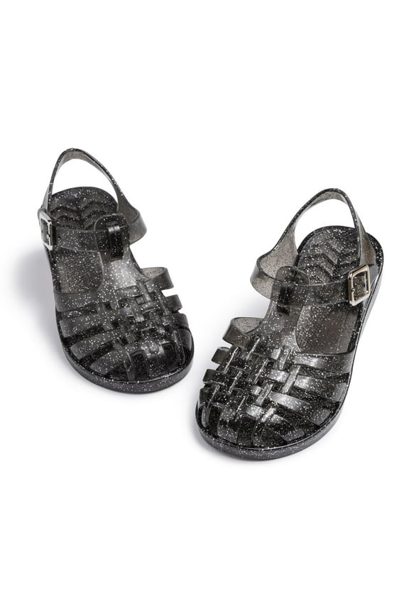 Toddler Girls Jelly Sandals Soft Rubber Sole Closed Toe Summer Shoes Mary Jane Dress Princess Flat